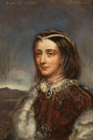 Henrietta Georgiana Marcia Lascelles Iremonger, Lady Chatterton (1806 – 1876), Mrs Edward Heneage ...