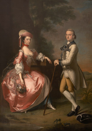 Sir John Pole, 5th Bt (c.1733–1760) and Elizabeth Mills, Lady Pole (1737–1758)