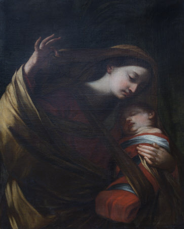 Detail of Madonna and Child from the Flight into Egypt (after Reni)  