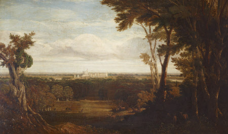 Windsor Castle from the Road to Virginia Water