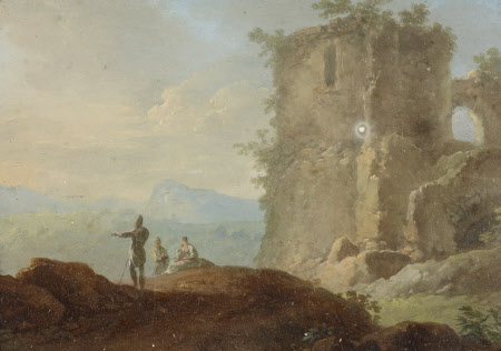 Classical Landscape, with Ruins and Figures
