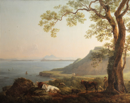 A View from Ischia over the Canale di Procida