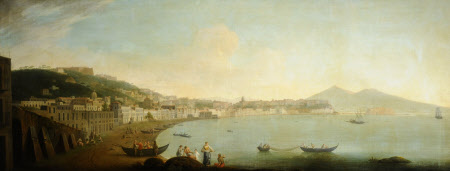 A View of Naples and the Bay with Vesuvius beyond, seen from the North