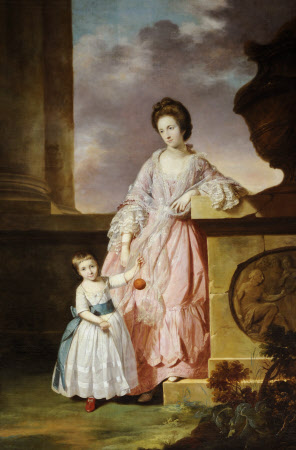 Lady Frances Greville, Lady Harpur (1744-1825) and her Son Henry Harpur, later Sir Henry Harpur ...