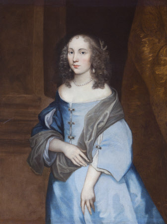 An Unknown Young Lady in a Blue Dress