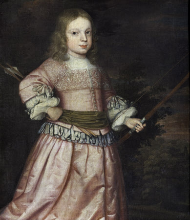 Possibly Davenport Lucy (1659/60 - 1690) with a Bow and Arrow