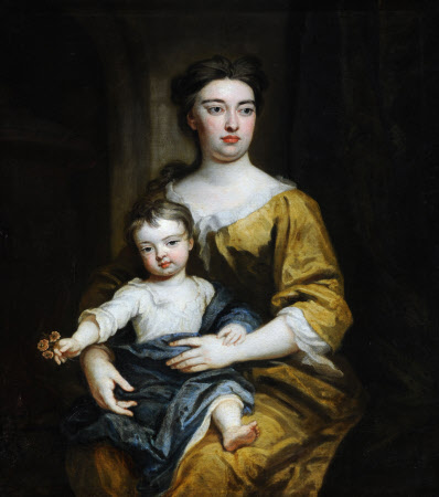 An Unknown Woman and Child, possibly Lady Rachel Russell, Duchess of Devonshire (1674-1725) and ...