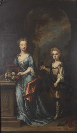 Two Children, possibly of William Cavendish, 2nd Duke of Devonshire (1672-1729) 