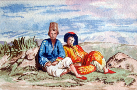 Figures in Exotic Dress