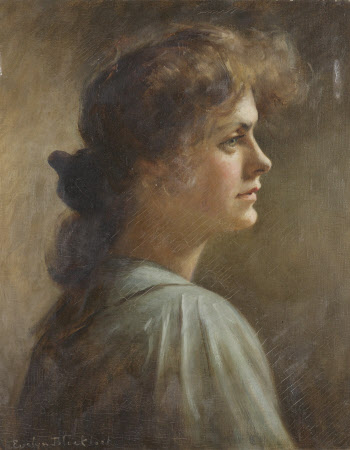 An Unknown Young Woman, possibly Olive Mary Wolryche-Whitmore, later Mrs Hamilton Russell (1879 - ...
