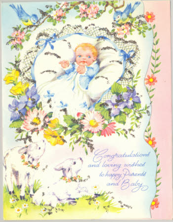 Baby congratulations card