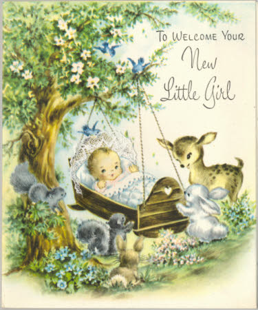 Baby congratulations card