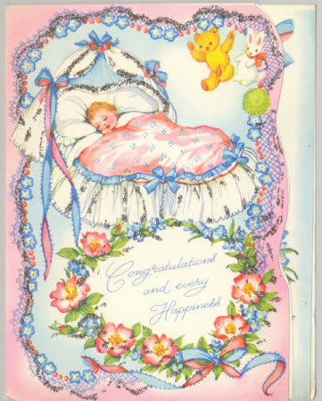 Baby congratulations card