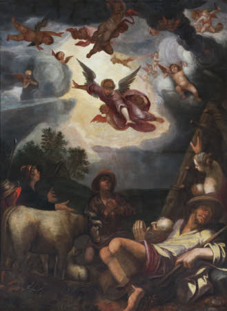 The Angel appearing to the Shepherds