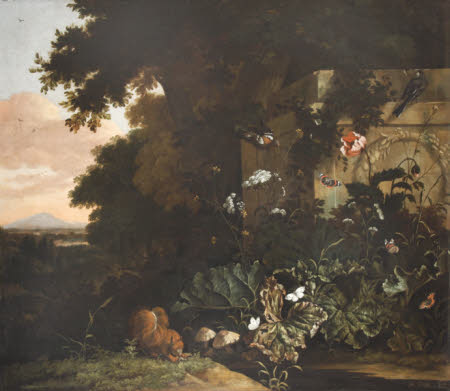Landscape with Plants, Insects and a Squirrel