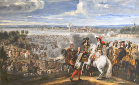 Louis XIV crossing the Rhine, 12th June 1672 