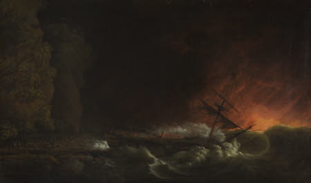 The Shipwreck of the Phoenix at Night on the Coast of Cuba, 4 October 1780 