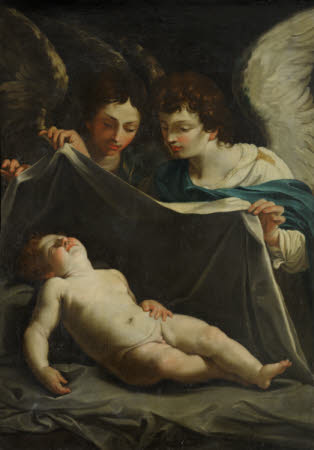The Infant Christ and Two Angels