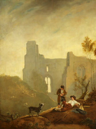 A Sleeping Shepherd with Ruins of Kenilworth Castle