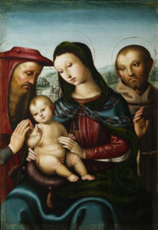 The Virgin and Child with Saints Jerome and Francis