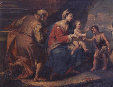 The Holy Family with Saint John the Baptist

