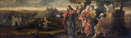 Christ comparing Himself and his Disciples to a Hen and her Chicks