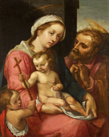 The Holy Family with Saint John the Baptist