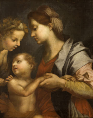 Madonna and Child with Saint John the Baptist (after del Sarto)