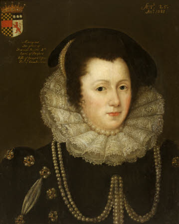 Lady Margaret Russell, Countess of Cumberland (1560-1616), at the age of 25