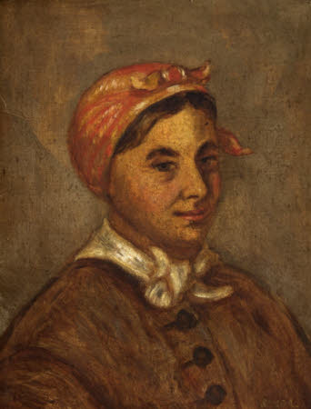 A Woman with her Head in a Kerchief