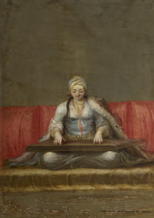 Femme Turque jouant du canon