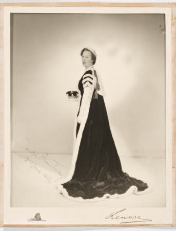 Zaide Cecile Drumond-Wolff, Lady Armstrong (1896-1978) in Coronation Robes