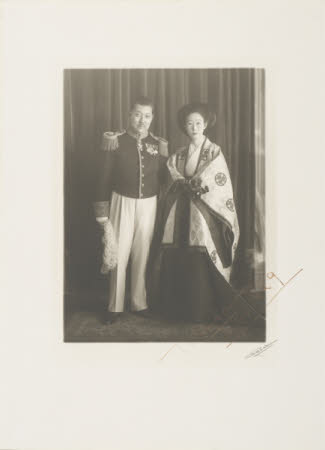Yorisada Tokugawa  (1892-1954) and his wife Tame Yokugawa