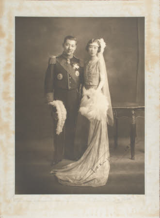 Yorisada Tokugawa (1892-1954) and his wife Tame Yokugawa