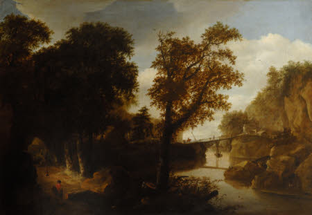 A Wooded Landscape with an Avenue