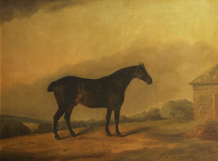 'Tom Tit', A Bay Hunter in a Landscape