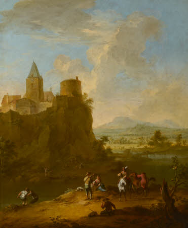 A Landscape with a Castle on a Hill