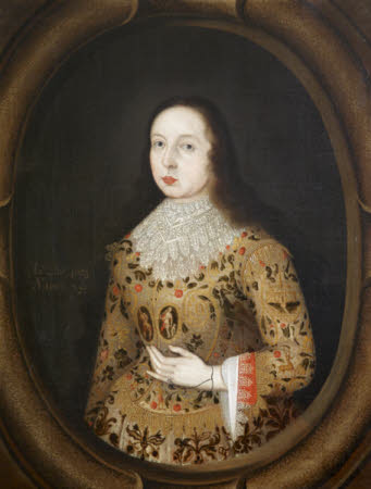 An Unknown Lady, aged 29 in a Richly Decorated Dress, possibly Amy Seymour, Mrs Edmund Parker (1597 ...