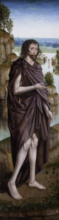 Saint John the Baptist (left)
