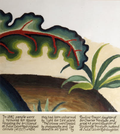 Leaf and Plant (Copied from Needlework screen completed by Julia Lady Calverley, 1727) 