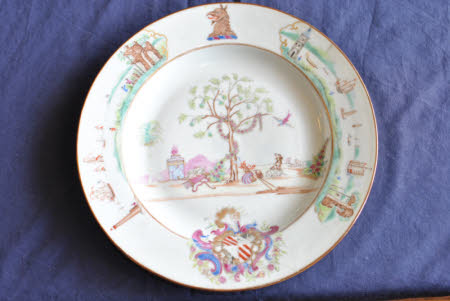 Armorial plate