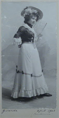 Gioconda Mary Hulton (1887-1940) at the Palazzo Contarini del Zaffo, Venice - April 1903