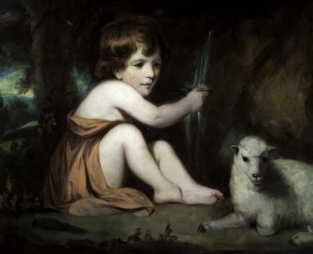 Master Watkin Wynn, later Sir Watkin Williams-Wynne 5th Bt (1772-1840), as the Infant Saint John ...