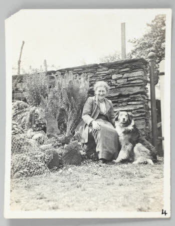 Beatrix Potter with sheep dog