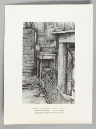Corner of the schoolroom at 2 Bolton Gardens by Beatrix Potter
