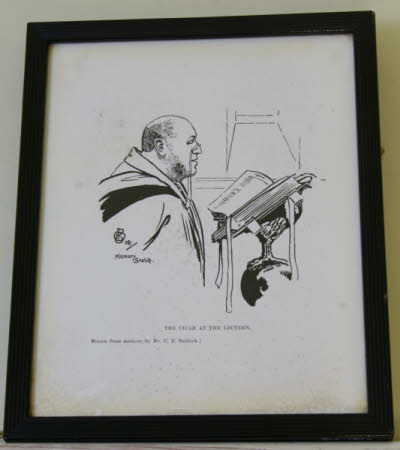 The Vicar at the Lectern