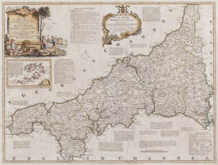 National Trust Cornwall Map A New Improved Map Of Cornwall 348162 | National Trust Collections