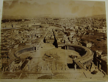 646 - ROMA presa dalla Cupola di S. Pietro