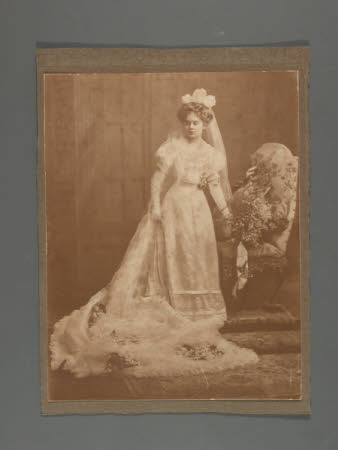The Hon. Constance Margaret Agar- Robartes (1890-1936) in her Presentation Dress