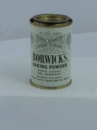 Baking powder tin